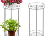 Plant Stands for Indoor Outdoor 2Packs, 2 Tier Rustproof Corner Flower P... - £38.98 GBP