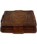 Cog Railway Mt. Washington New Hampshire Souvenir Dresser Box Brown Vintage - $32.58 CAD