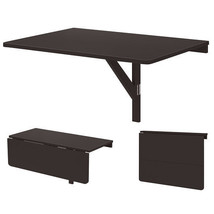 31.5 x 23.5 Inch Wall Mounted Folding Table for Small Spaces-Brown - Col... - $2,418.17 MXN