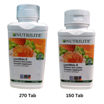NUTRILITE Lecithin E Chewable Supplement Antioxidant Free Radicals 150/270 Tab - £37.28 GBP+