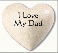 I Love My Dad Composite Granite Heart - £13.85 GBP