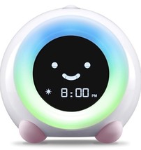 LittleHippo Mella Sleep Trainer Night Light and Sound Machine Kids Alarm... - $34.64