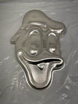 Vintage Donald Duck Face Walt Disney Wilton #515-507 Aluminum Cake Bakin... - $14.80