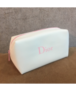 NEW Dior Beauty White Cosmetic Bag Makeup Pouch New VIP Gift - £7.78 GBP