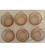 VTG Anchor Hocking Pink Depression Glass Fortune Berry Dessert Bowls - S... - $12.50