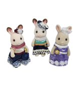 CALICO CRITTERS SYLVANIAN FAMILIES CHOCOLATE BUNNY RABBIT HOPSCOTCH FLOW... - $38.00