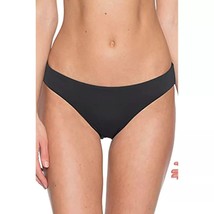 Becca by Rebecca Virtue Adela Ruched Hipster Bikini Bottom Black L - £18.93 GBP