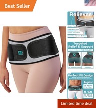 Dual Compression SI Joint Hip Belt - Adjustable XL-XXL for Lower Back Pain - $55.50