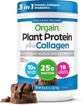 Orgain Protein Powder + Collagen, Vanilla Bean - 25G of Protein, 10G Col... - $85.73+