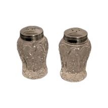 Vintage Imperial Glass - BUTTON &amp; DAISY Salt &amp; Pepper Shaker Set - €8,64 EUR