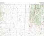 Dianas Punch Bowl Quadrangle, Nevada 1960 Topo Map USGS 15 Minute Topogr... - $21.99