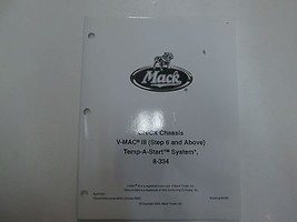 2004 Mack Camion Ch Cx Telaio V-Mac III Passo 6 Sopra Temp Un Inizio Sistema - £21.95 GBP