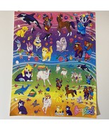 Vintage Lisa Frank Markie Kittens Bunnies Max Large Jumbo Sticker Sheet ... - $44.99