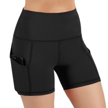 Jolie High-Waisted Athletic Shorts with Hip Pockets - £28.20 GBP