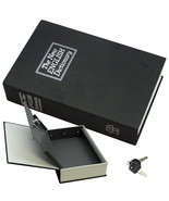 Dictionary Secret Book Hidden Safe With Key Lock Book Safe In Black(Smal... - £20.43 GBP