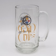 Pittsburgh Steelers Logo Mug Cup Heavy Glass 50th Anniversary 1982 - £42.64 GBP