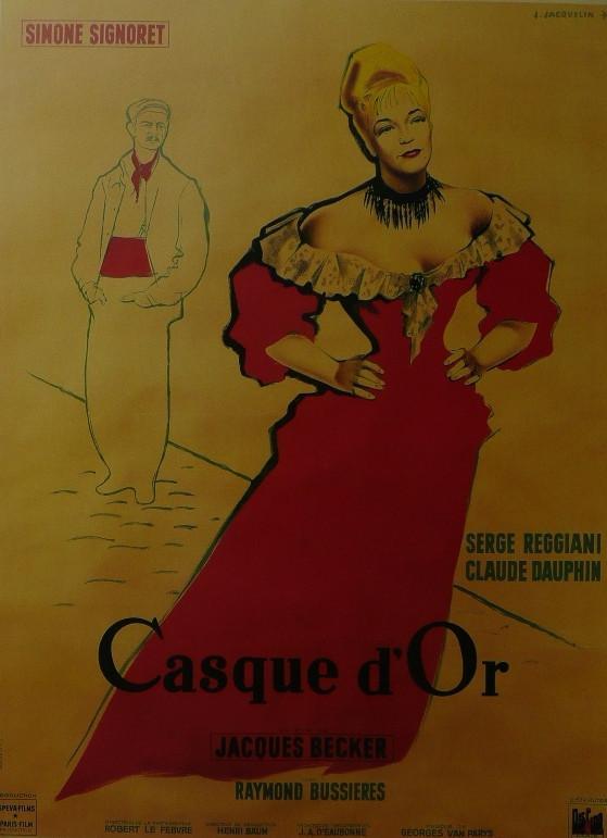 Casque d'Or (Golden Helmet) - Simone Signoret (French) - Movie Poster Framed Pic - £26.12 GBP
