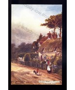 iw213 - Isle of Wight - Freshwater Cottage - Artist H.B. Wimbush - Tuck&#39;... - $3.72 CAD