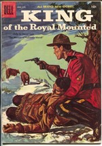 King of The Royal Mounted #21 1956-Dell-Zane Grey-RCMP-FN/VF - $138.23