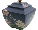Waterlily Dragonfly Resin Adult 200 Cubic Inch Funeral Cremation Urn for... - £225.98 GBP