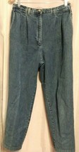 Vintage Jones Jeans High Waist Denim Pleats Pockets Size 12 - £9.02 GBP