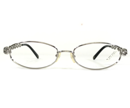 Escada Eyeglasses Frames E0381 SSU Silver Gold Round Full Rim 50-17-135 - £44.66 GBP