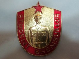 OLD ALBANIAN PIN-EXEMPLARY STUDENT-COMUNISM TIME-1940-1990  rare - £11.48 GBP