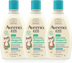 Aveeno Kids 2-In-1 Shampoo &amp; Conditioner, Hydrating Shampoo and Conditioner, Oat - £23.98 GBP