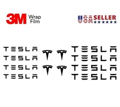 12pc Tesla Caliper Brake 3M 1080/2080 Vinyl Decal Sticker - £10.17 GBP