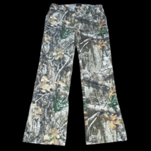 Realtree Camo Jeans Pants Mens 36 x 33 Hunting Outdoor Work Green Brown - $24.99