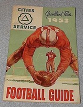 Cities Service 1953 Grantland Rice's Football Guide Schedules - £14.05 GBP