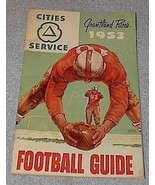 Cities Service 1953 Grantland Rice&#39;s Football Guide Schedules - £14.29 GBP