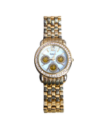 Style &amp; Co Womens Gold Tone Metal Faux Diamond Accented Watch  - £11.68 GBP
