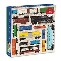 Galison Vintage Toy Trains Puzzle, 300 Pieces, 21.25 x 16.14  with Colorful - $16.75
