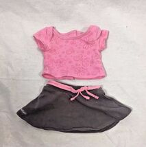 My American Girl Doll Meet Outfit Just Like You Truly Me Pink Shirt Gray... - $9.35
