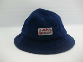 I Am Canadian Molson Thin Patch Bucket Hat Unstructured One Size Blue Cap - $29.99