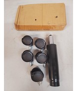 Office Chair Gas Lift Cylinder &amp; Casters Set 9.6&quot; Length - $857.58 MXN