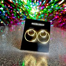 Baublebar Hoop Earrings in Gold Brand New With Tags - $29.69