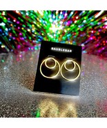Baublebar Hoop Earrings in Gold Brand New With Tags - $29.69