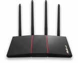 ASUS RT-AX55 AX1800 Dual Band WiFi 6 Gigabit Router, 802.11ax, Lifetime ... - £126.72 GBP