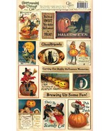 Heartwarming Vintage Cuts 7&quot;X12&quot; Sheet Halloween Time - $122.03 MXN