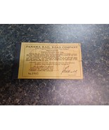 Panama Railroad Company Employee Ticket Book 1917  --  Some Unused Remain - $79.19