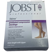 JOBST Vairox 30-40mmHg Open Toe Knee High Sock w/Zipper Size: Medium A S... - $49.99