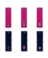 Surprizeshop Ladies Charlie Hull Tri Fold Golf Towel. Pink or Navy. 3 De... - $375.79 MXN
