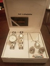 NY London Watch (does not work) and jewelry set - $79.08