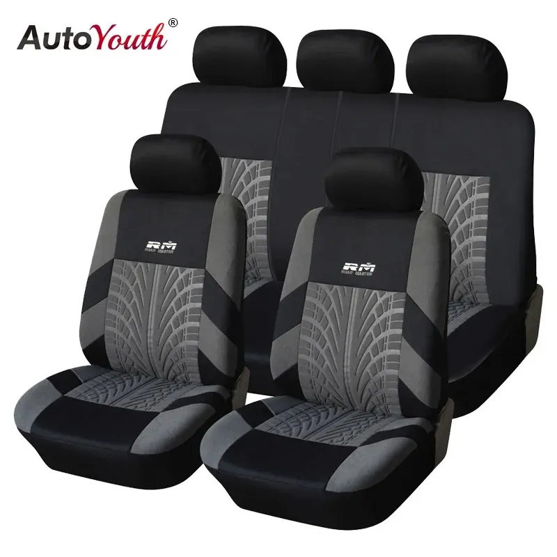 Autoyouth Hot Sale 9PCS And 4PCS Universal Car Seat Cover Fit Most Cars With - £21.00 GBP+