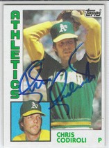 Chris Codiroli - Signed Autograph 1984 Topps #61 - MLB Oakland Athletics A&#39;s - £2.35 GBP