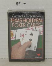 Cardinal's Professional Texas Hold'em Poker Deck of Playing Cards New - $9.85