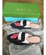 NIB Kate Spade New York Canyon Indigo Denim Embroidered Loafer Mule Shoe... - £204.99 GBP