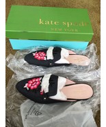 NIB Kate Spade New York Canyon Indigo Denim Embroidered Loafer Mule Shoe... - £206.20 GBP